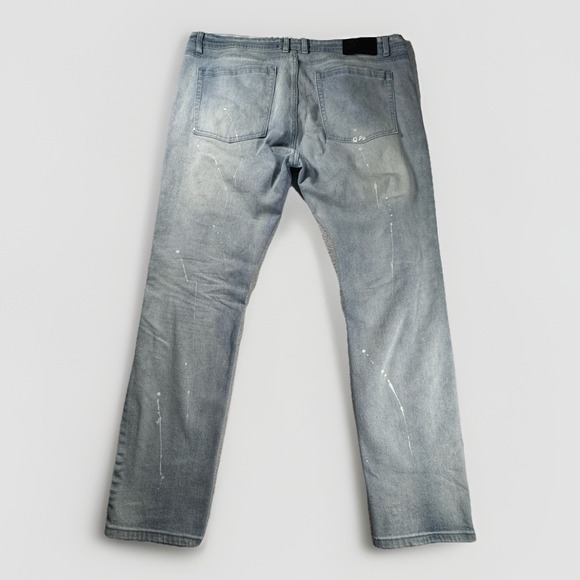 Switch Remarkable Jeans 40x32 Slim Taper Distressed Paint Acid - Picture 5 of 9